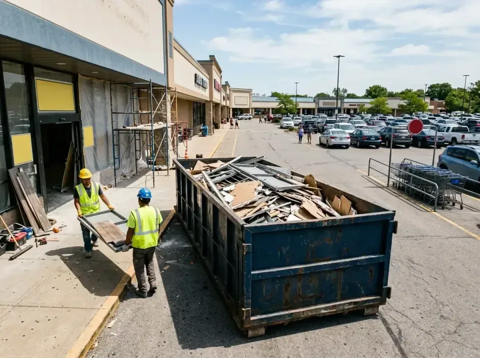 retail-store-renovation-debris-003 — frequently asked questions, Roll-off Dumpster Rentals in Western Springs, IL